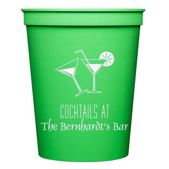 Cocktail Glasses Stadium Cups